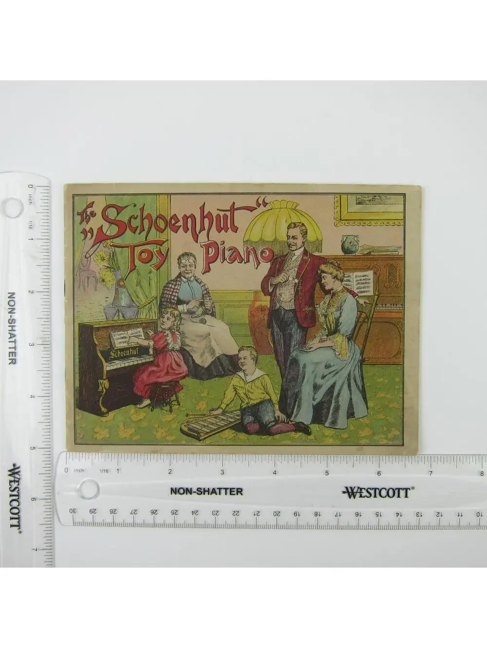 Schoenhut Toy Piano Music Instructor Booklet & Toy Catalog Antique c 1910